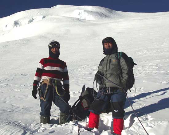 Mera peak from khare