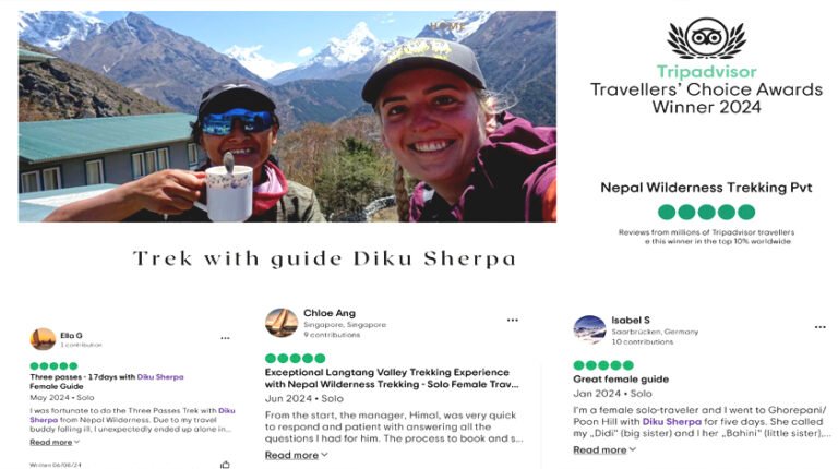 Diku Sherpa Female Trekking Guide