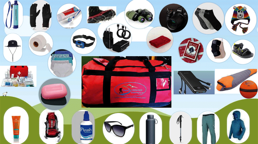 Trekking equipment list
