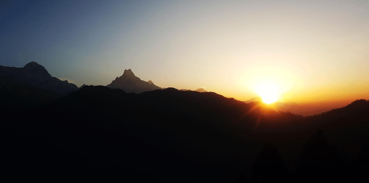sunrise view from kokhe danda